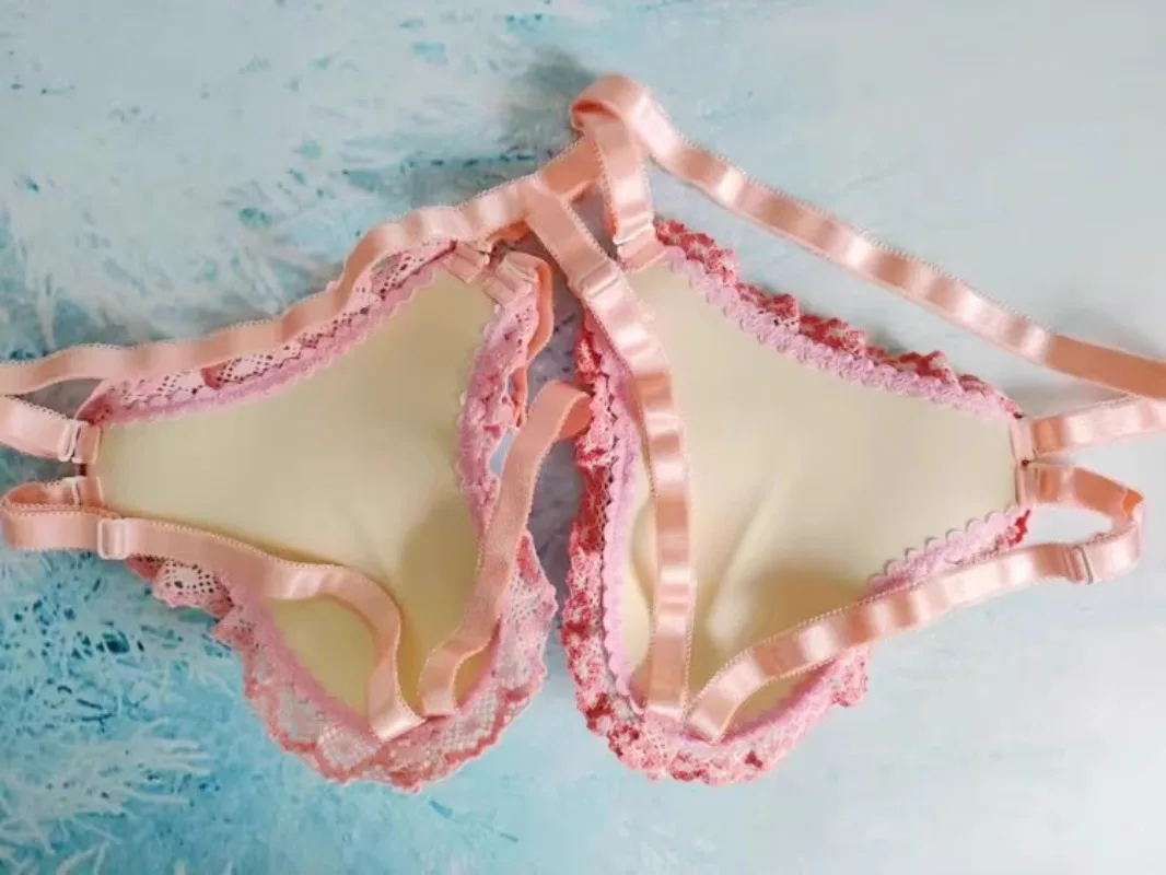 Majtki typu stringi dla crossdresserów z regulacją, ukrywające camel toe, modelujące, z koronkowym wykończeniem, majtki sissy dla gejów, jockstrap bikini.