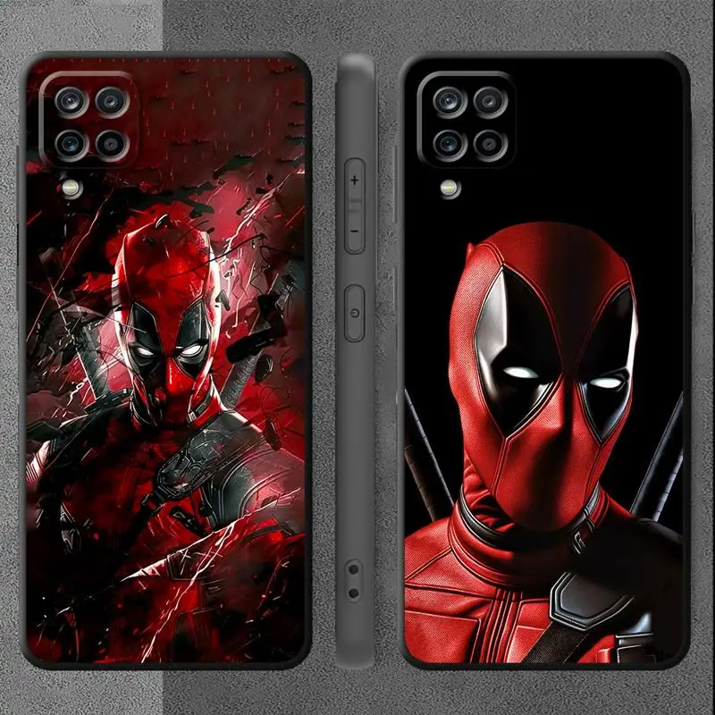 Marvel Deadpool Cute Phone Case for Samsung Galaxy A10 A20e A20 A30 A40 A50s A70s A90 A01 A02 A03s A04s A05s A21s A31 A41 Soft