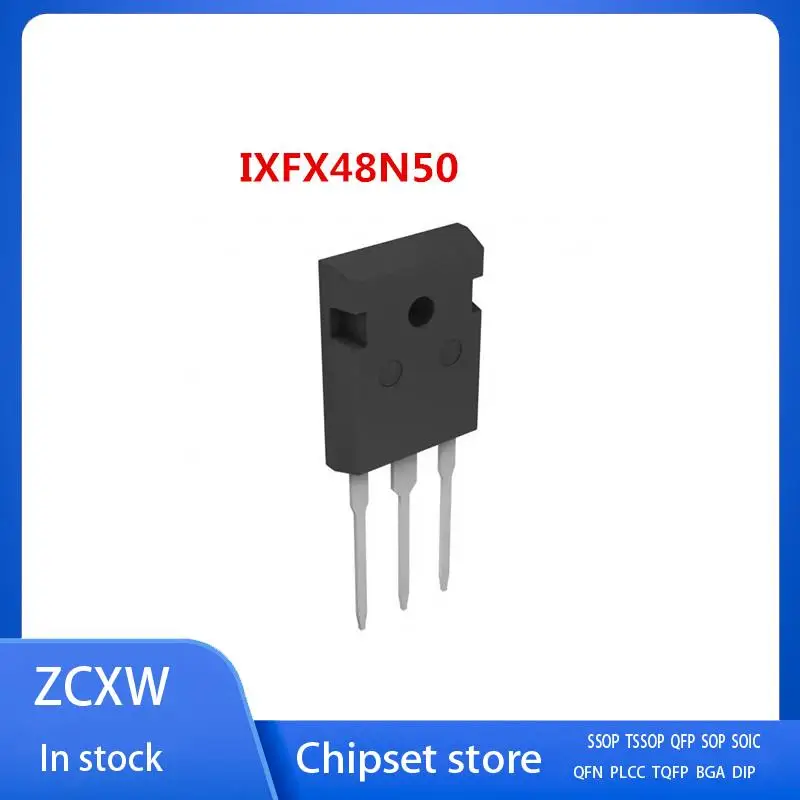 10PCS/LOT  IXFX48N50Q IXFX48N50 IXFR48N50Q 48N50 TO-247Max 48A 500V