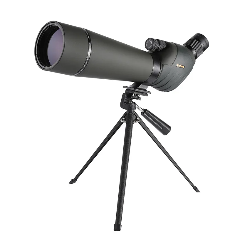 Maifeng 20-60x80 Monocular Bird Watching Telescope Spotting Scope Waterproof spyglass with Tripod Camping Equipment for Moon