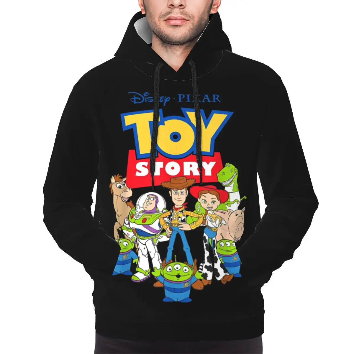 Toy Story Buzz Woody Jessie Hoodie For Men Women Sweatshirt Graphic Kanga Pocket Hoodies Hoodie Pullover Long Sleeve Shirts