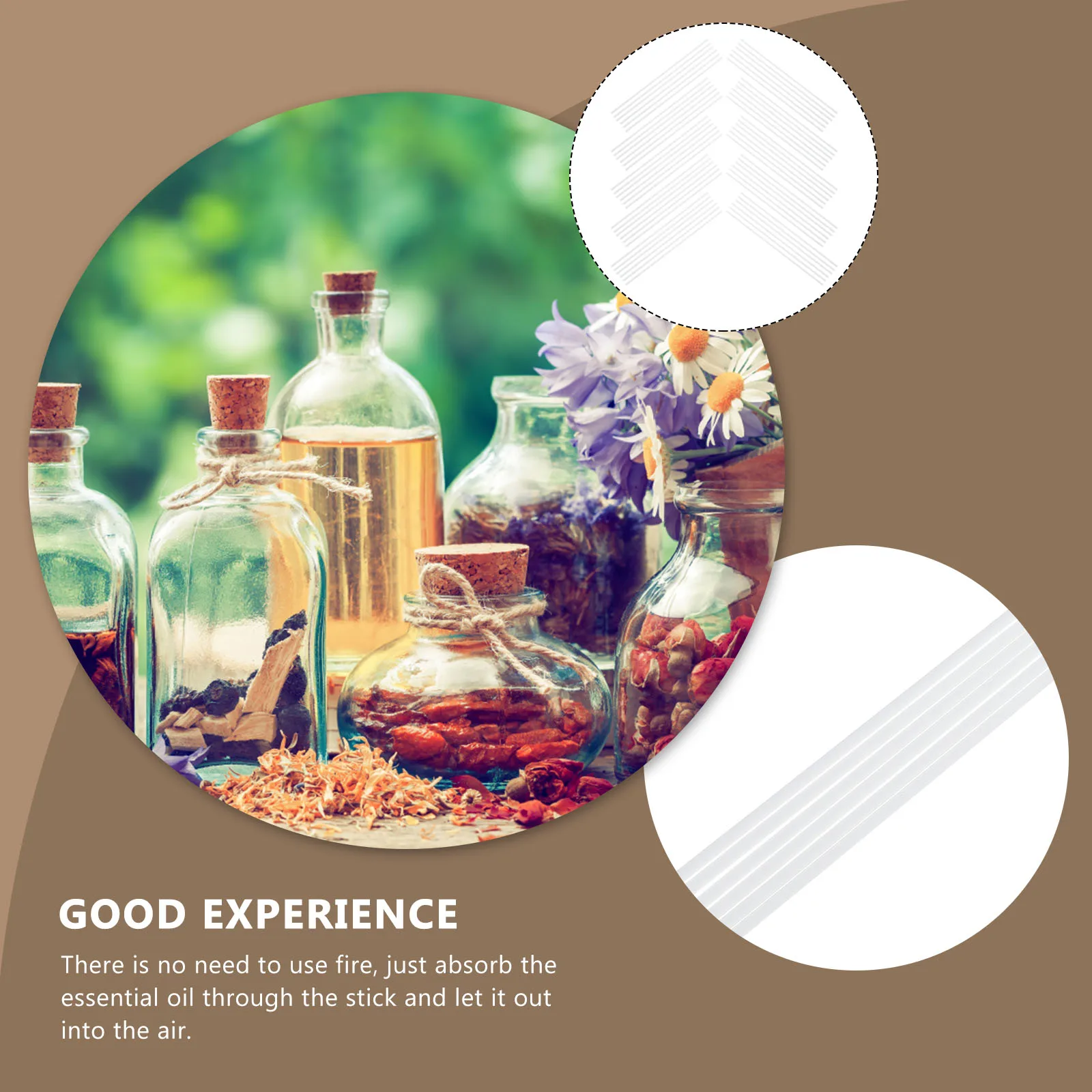 

60pcs Aroma Oil Essential Diffuse Strong Volatility Fragrance Volatile Rods For Home Bedroom Bathroom Aromatherapy Supplies