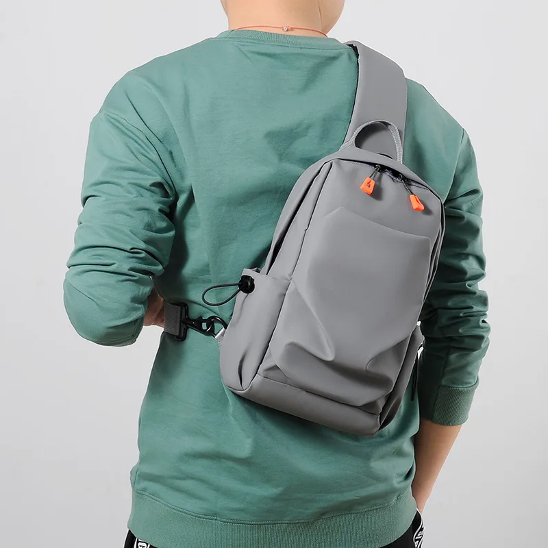 

New Chest Bag for Men Versatile Simple Single Shoulder Crossbody Bag Fashionable Outdoor Sports Cycling Men's Waist Bag