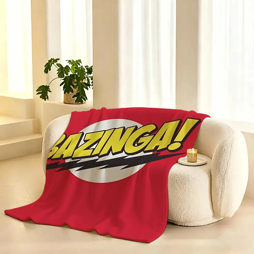 The Big Bang Theory TV Series Throw 240g flannel blanket, suitable for sofas, beds, offices,  exquisite gift blankets
