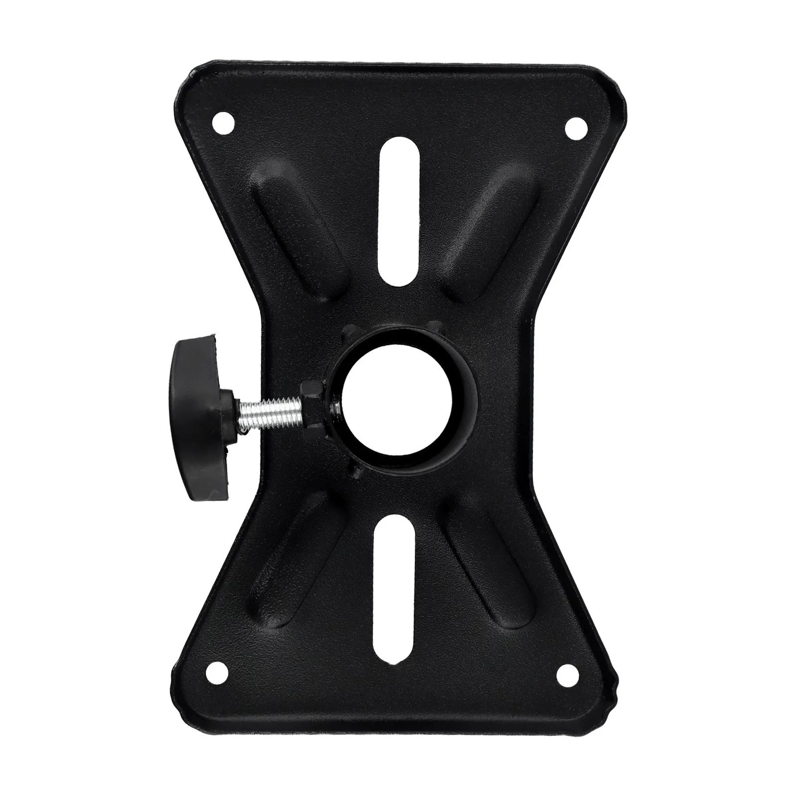 Top Cap Rotatable DJ Speaker Stand Adapter Metal Mount Tripod Pole Use Rotatable Design Sleek Appearance Sturdy Support