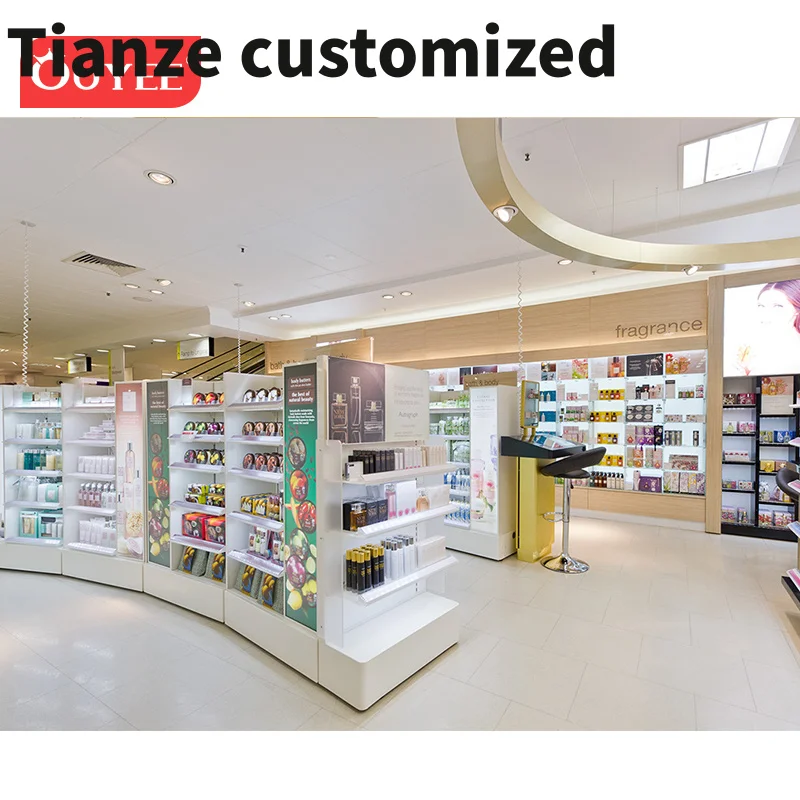 

Customized-Cosmetic Display Furniture Store Design Small Cosmetics Shop