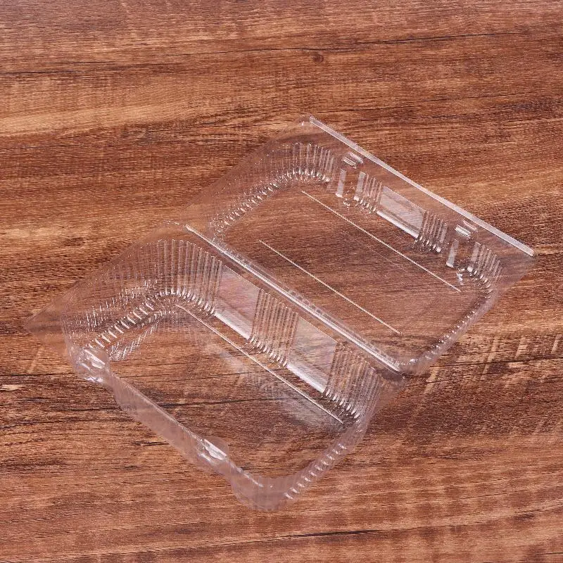 Clear Plastic Sushi Dessert Boxes 60pcs Disposable Takeaway Containers for Bakery Fruit Salad Event Catering