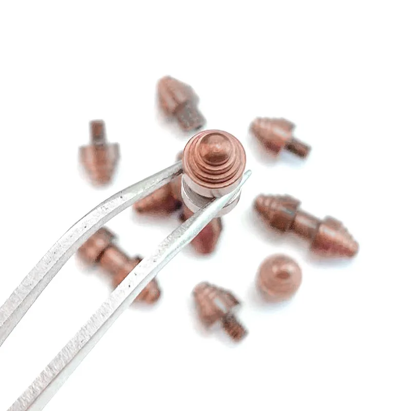 CNC 5 Colors Fit for 4MM Hole Size Fold Knife Stainless Steel Thumb Pushed Button Screw Rivet DIY Making Replace Parts