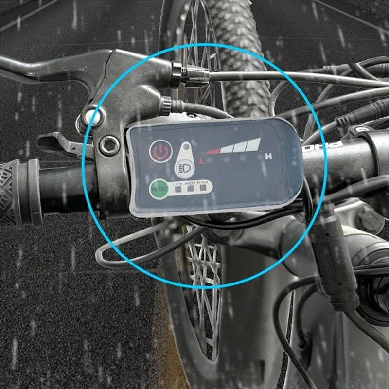 1/2PCS Electric Bicycle Display Cover Case For Bike Speed-Control Instrument Cover for Screen Accessories White Silicone Cover