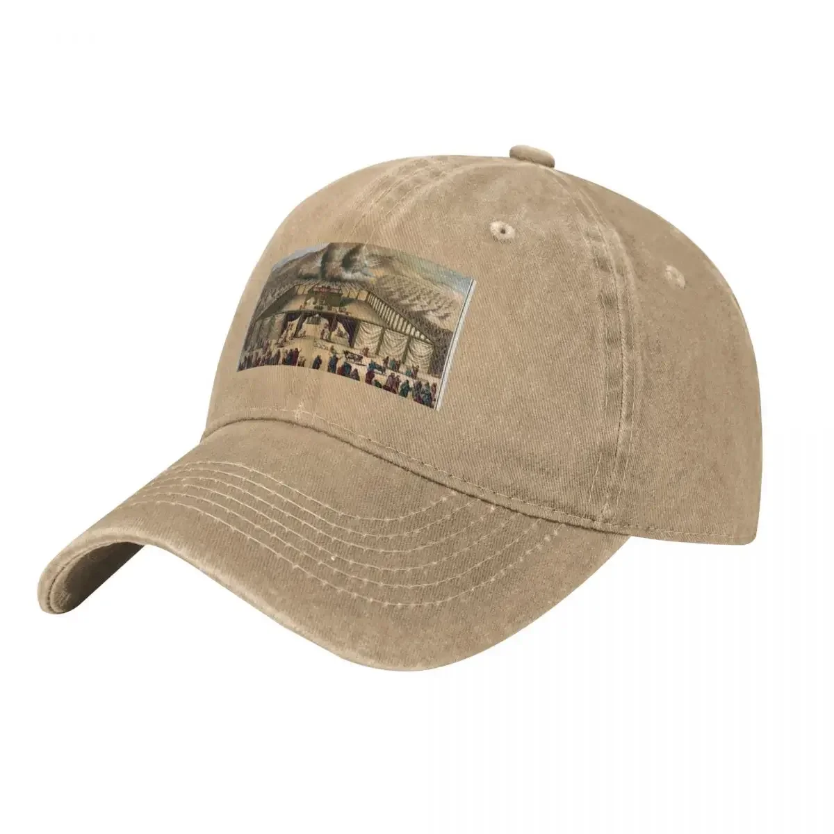 

STK501533A-The tabernacle in the wilderness Baseball Cap Snap Back Hat Beach Outing Rugby Hip Hop Men Hats Women's