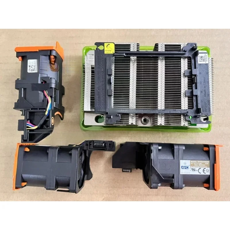 for Dell R640 cpu upgrade kit with 3 fans RG2X2 C6R9H YVK73
