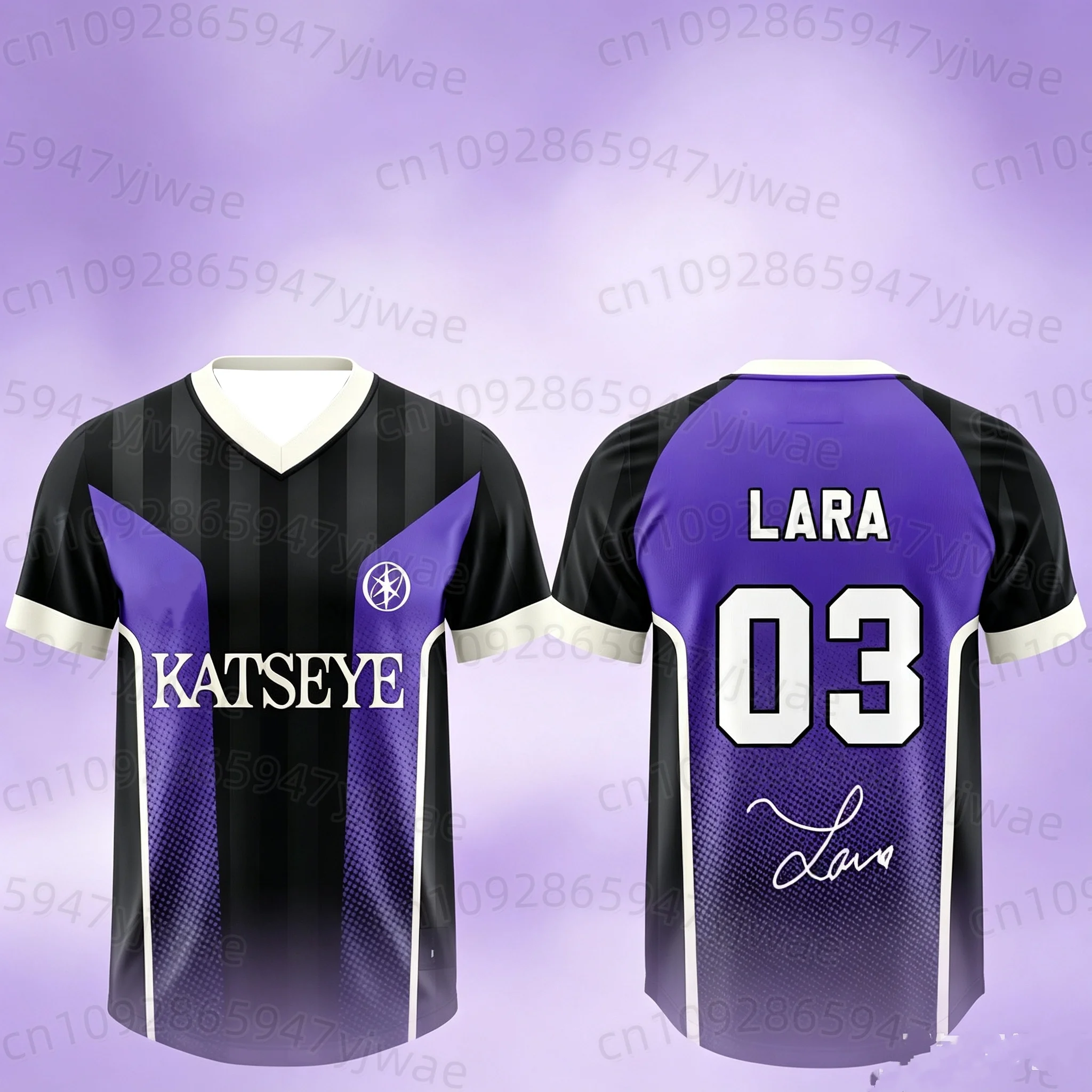 2026 summer Katseye Unisex short sleeve Jersey Fashionable Streetwear Sophia Daniela  Fans Tee Summer Men Women  T-Shirts