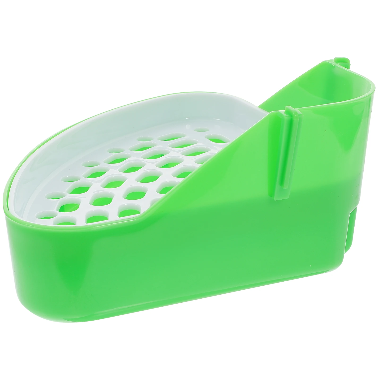 

Triangle Small Animal Litter Box Guinea Pig Toilet Bunny Potty Training Hamster Rat Ferret Cage Pet Pan Washable Anti Leak Round