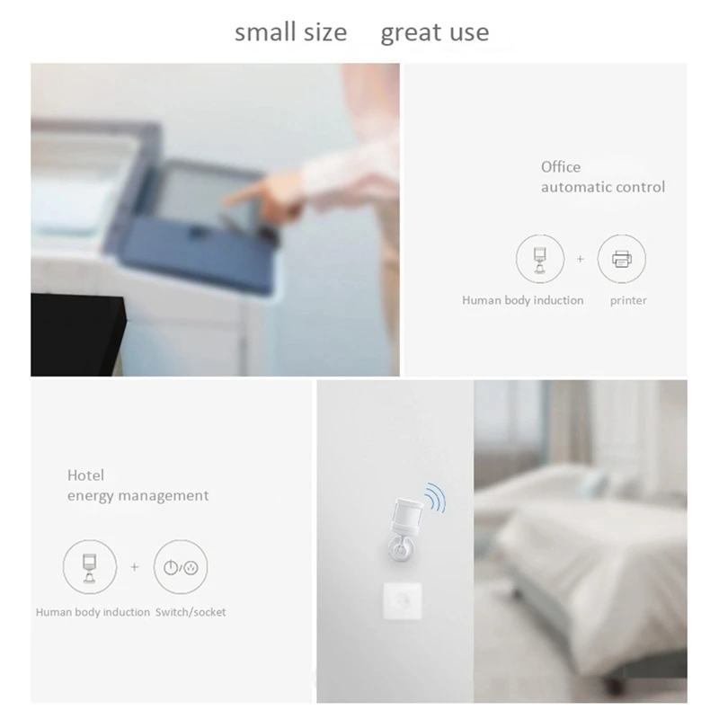 Ttkk-Tuyaインテリジェントモーションセンサー,ワイヤレス,赤外線,人間検出器,Pir,屋内および屋外で使用,ファッショナブル