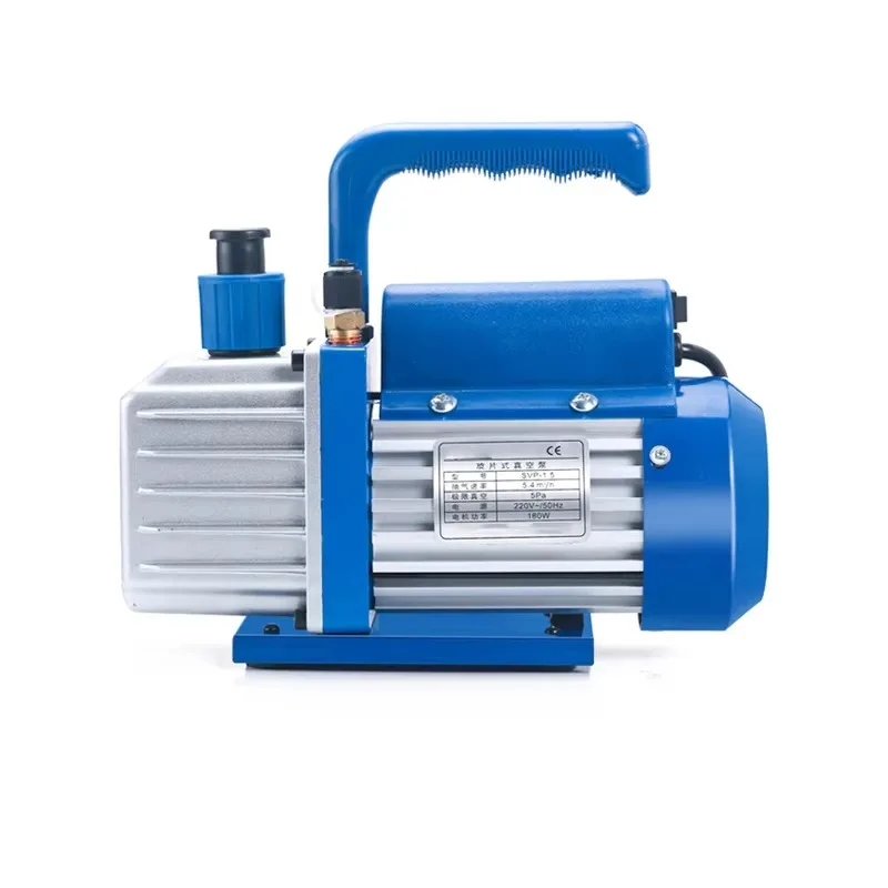 Single-Stage 5 Pa Rotary Vane Economy Vacuum Pump 3 CFM 1/4HP Air Conditioner Refrigerant HVAC Air Tool R410a Sump Pumps Low