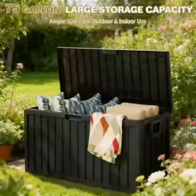 75 Gallon Deck Box with Lockable Lid