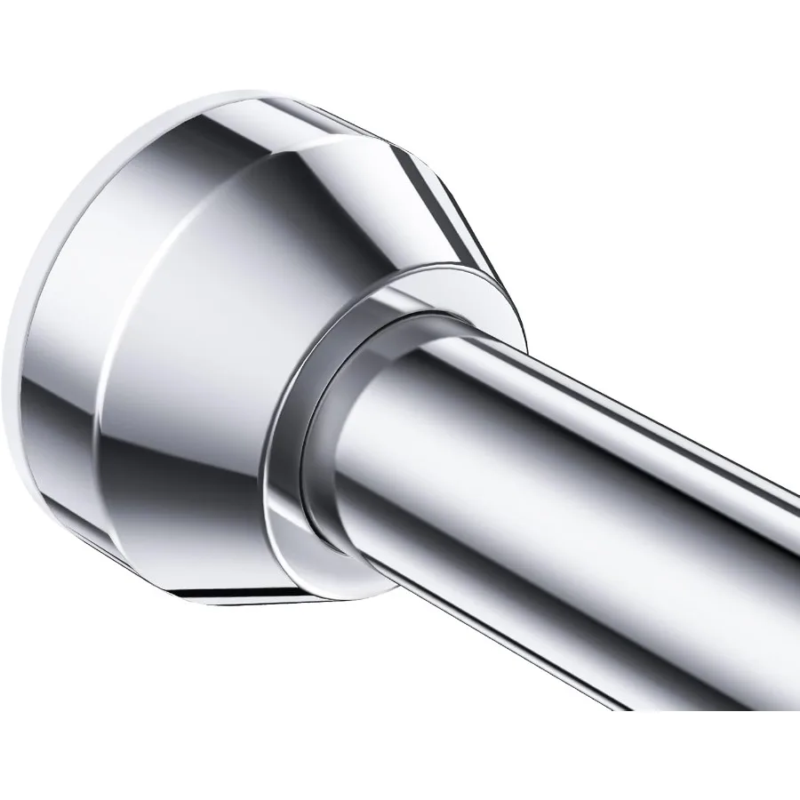 

Регулируемая занавеска для душа 2776-дюймовая конструкция натяжной пружины с противоскользящим и нержавеющей отделкой. Сверление не требуется. Идеально подходит для