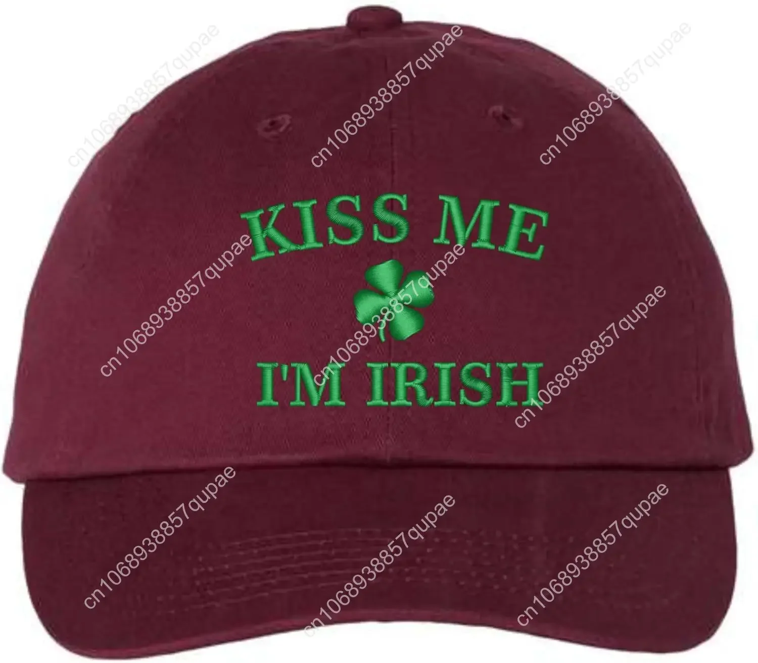 Go All Out Adult Kiss Me I'm Irish Embroidered Hat