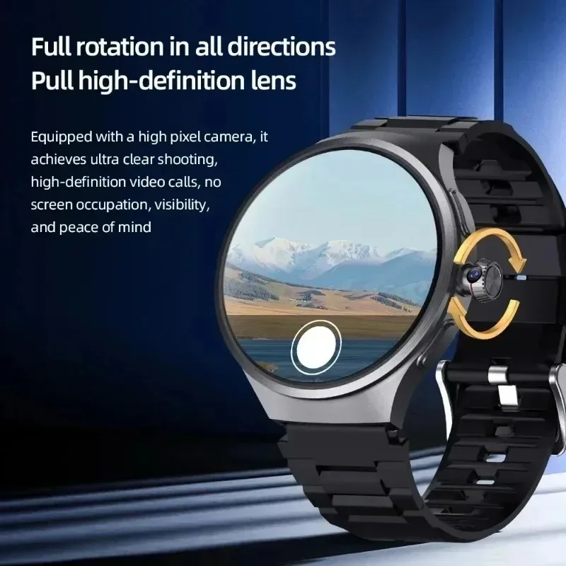VP50 Android Smartwatch: 1.75" AMOLED Display, GPS/WiFi,1500mAh Battery, 800W Rotatable Camera