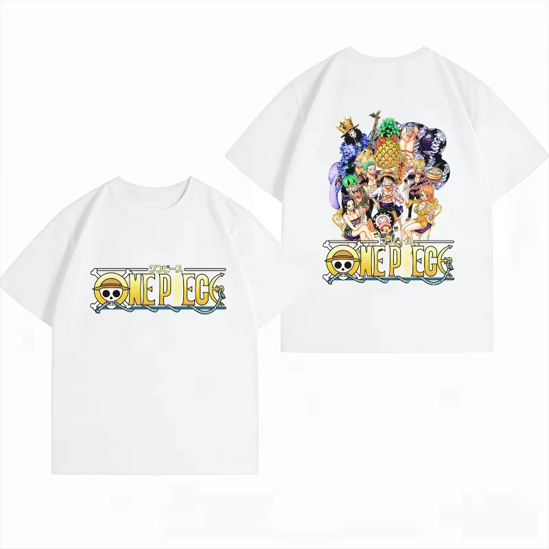 ONE PIECE White Beard Edward·Newgate Printed T-shirt Men's and Women's T-shirt Men's Top Sports T-shirt Men's T-shirt Harajuku