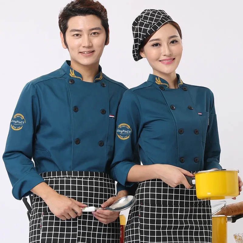 Catering Chef's Work Uniform Men's Short Sleeved Hotel Restaurant Cafeteria Baked Noodles Post Order Kitchen Chef's Uniform