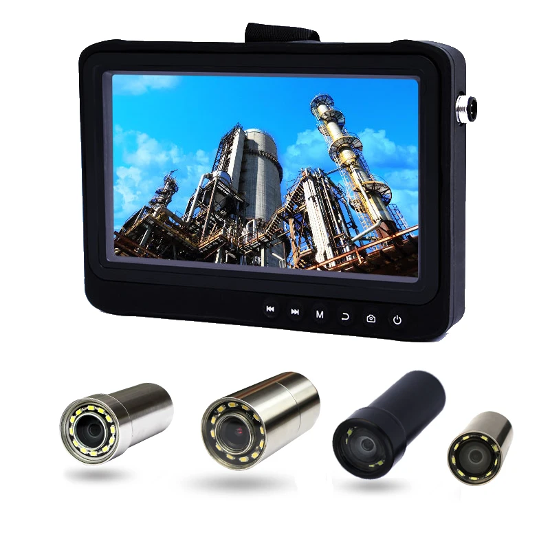 OEM Portable 1080P mini industrial pipe chimney gutter manhole CCTV security inspection camera DVR system