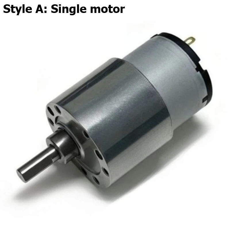 JGB37-520 DC gear reduction motor for 12V or 24V intelligent vehicle, robot, home toilet, small motor with power supply