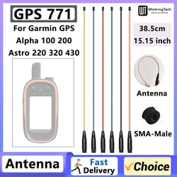 GPS 771 Antenna Garmin GPS Alpha SMA-Male Multi-Color Whip Flexible Aerial 15.15Inch for GPS Alpha 100 200 Astro 220 320 430