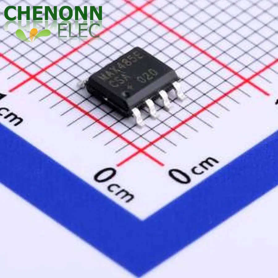 10PCS/LOT MAX485ECSA+T (Drivers, Receivers, Transceivers)