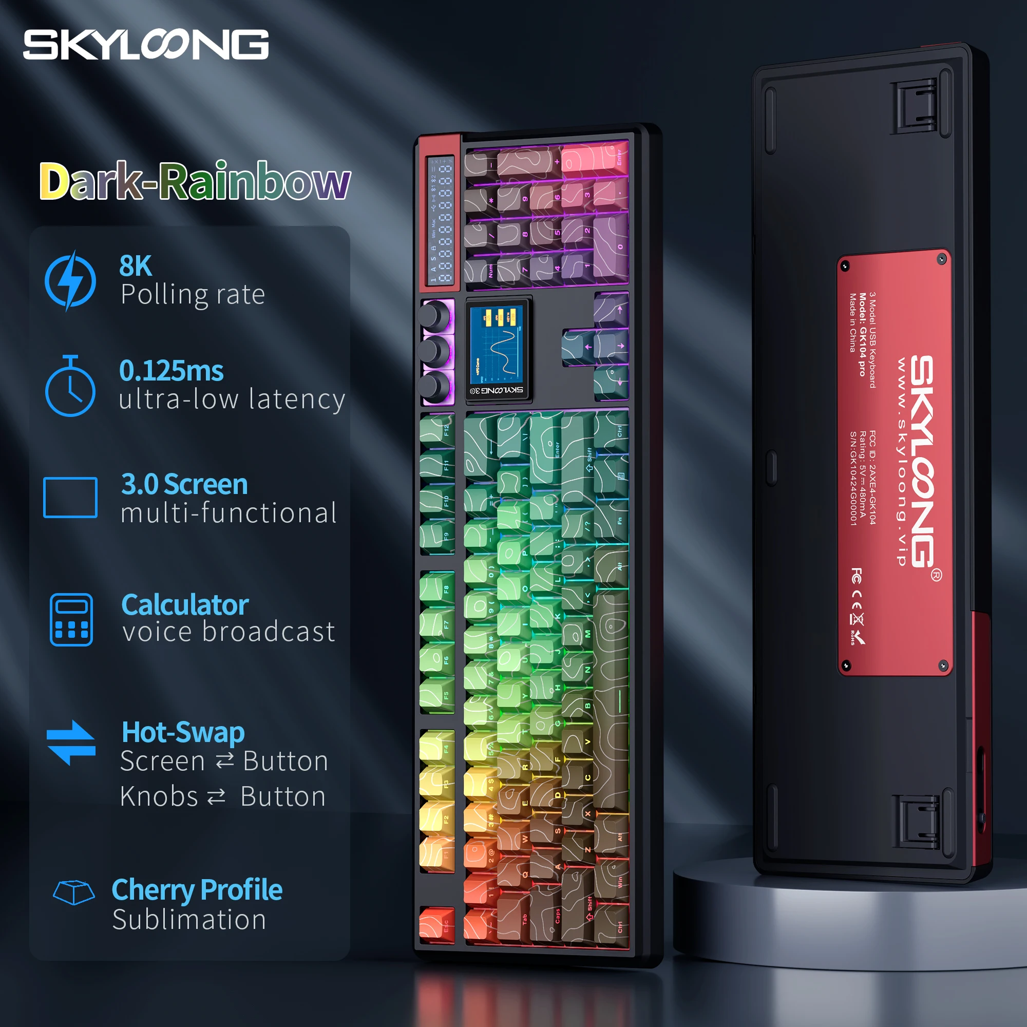 SKYLOONG GK104 Pro Wireless Mechanical Keyboard
