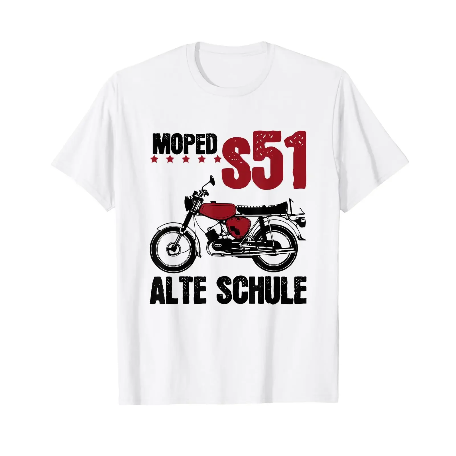 Simson S51 Retro Classic East Germany T Shirt vintage Washed Breathable Top For Everyday Wear Versatile Casual Soft Stretched