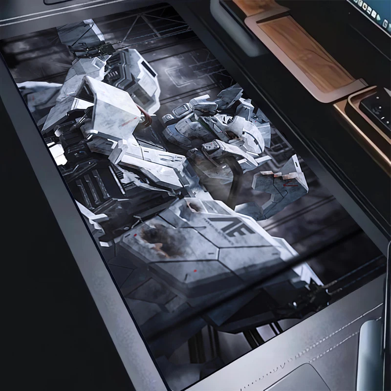 Mouse Pad 90x40cm M-mechanical Warrior G-gundam Game Rubber Keyboard Pad Laptop Computer Speed Desk Mat Computer Gaming Mousepad