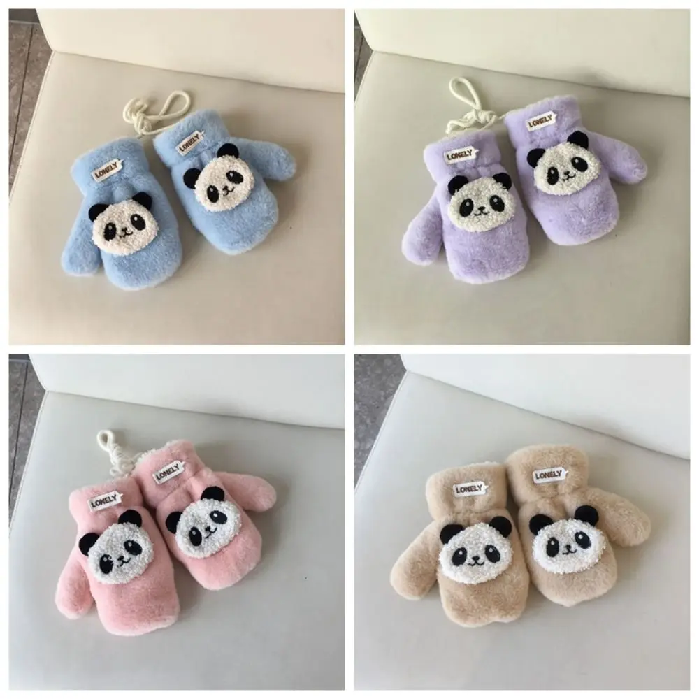 NEW Thickening Child Scarf Soft Warmth Scarf Glove Plush Cartoon Neck Scarf Autumn Winter