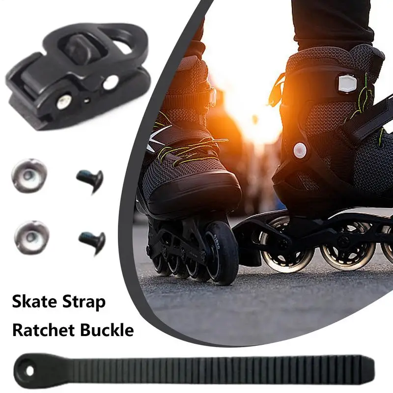 Adjustable Fixed Buckle Skating Shoes Fixed Straps Universal Fixed Straps Buckles with Screws Skates Ski Shoes Accessories