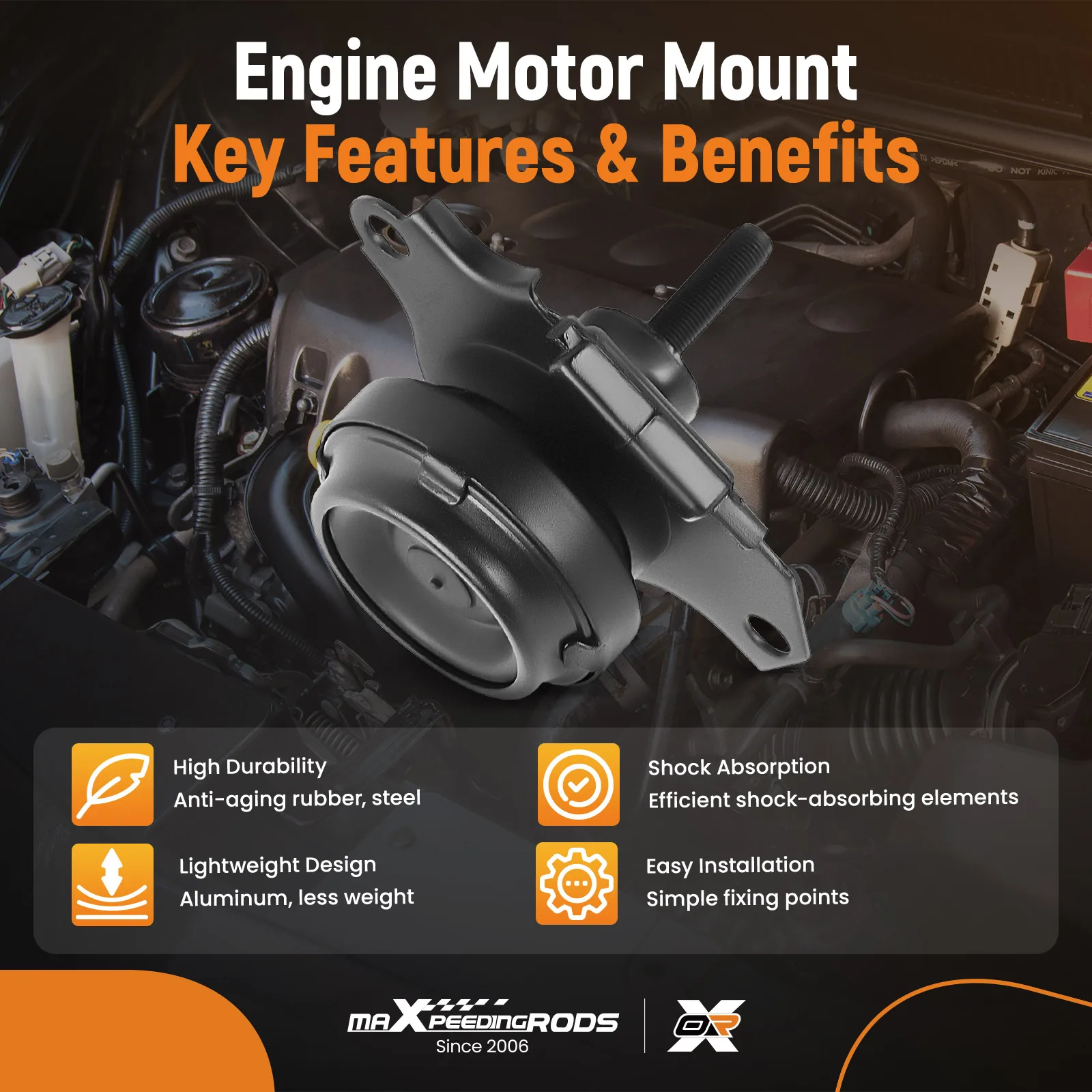 

Комплект креплений двигателя и автоматической коробки передач для Honda CR-V CRV 2.4L 2002-2006