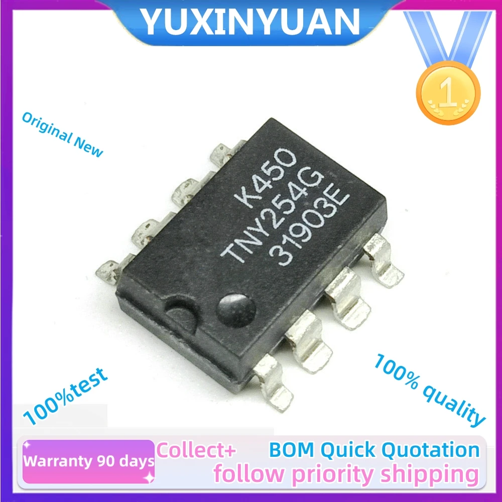 10PCS/LOT TNY254G TNY254 TNY 254G 254 Y254G  NY254G SOP8 in stock