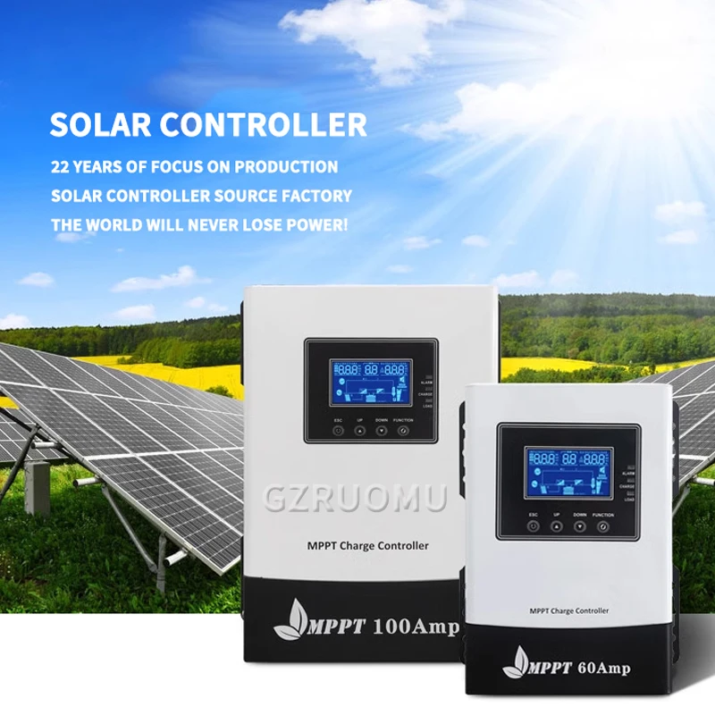 MPPT 150VDC 80A 100A Solar Charge Controller PV Photovoltaic Regulator For 12V 24V 48V Home Lifepo4 Lithium Battery System