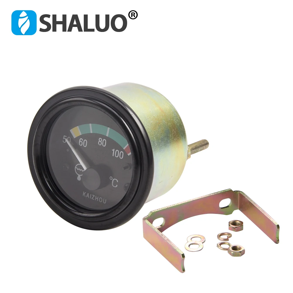 55MM 12v 24v Diesel Engine Water Temperature Gauge Meter With Backlight  Generator Parts Accessories