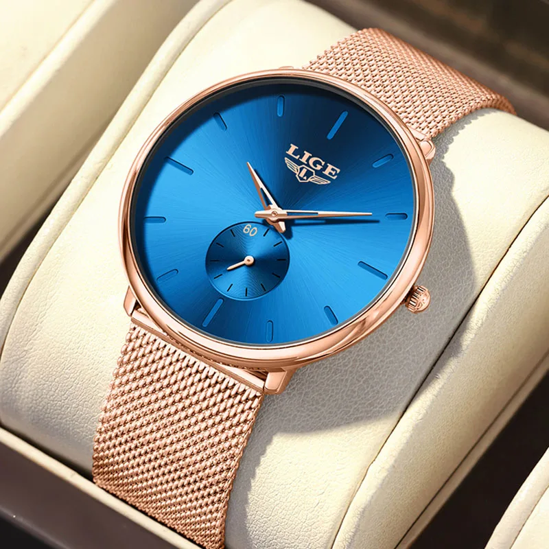 Rose gold blue