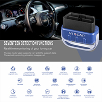 Newest Viecar ELM327 OBD2 Scanner V2.2 VP005 BT 5.0 VP006 WIFI PIC18F25K80 Support Dormancy for Android/IOS OBD Diagnostic Tool