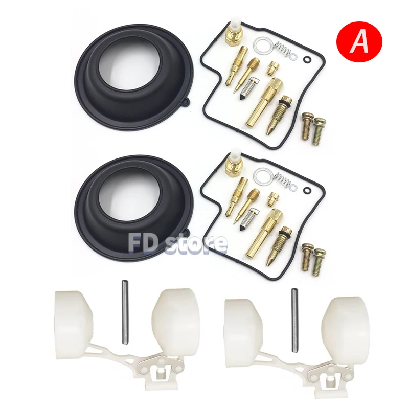 For Honda  XL600 XL 600 V XL600V Transalp 1987-2000 Carburetor Repair Oil cup floating diaphragm nozzle parts kit