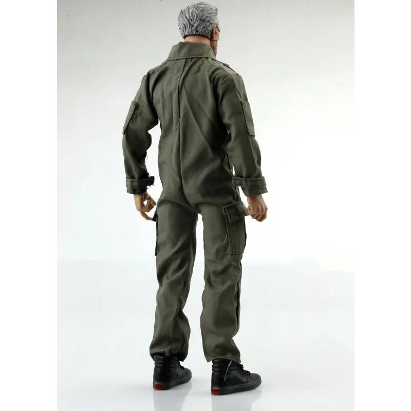 Mono verde de soldado masculino a escala 1/6, pantalones, modelo de ropa para exhibición de figuras de acción de 12 pulgadas