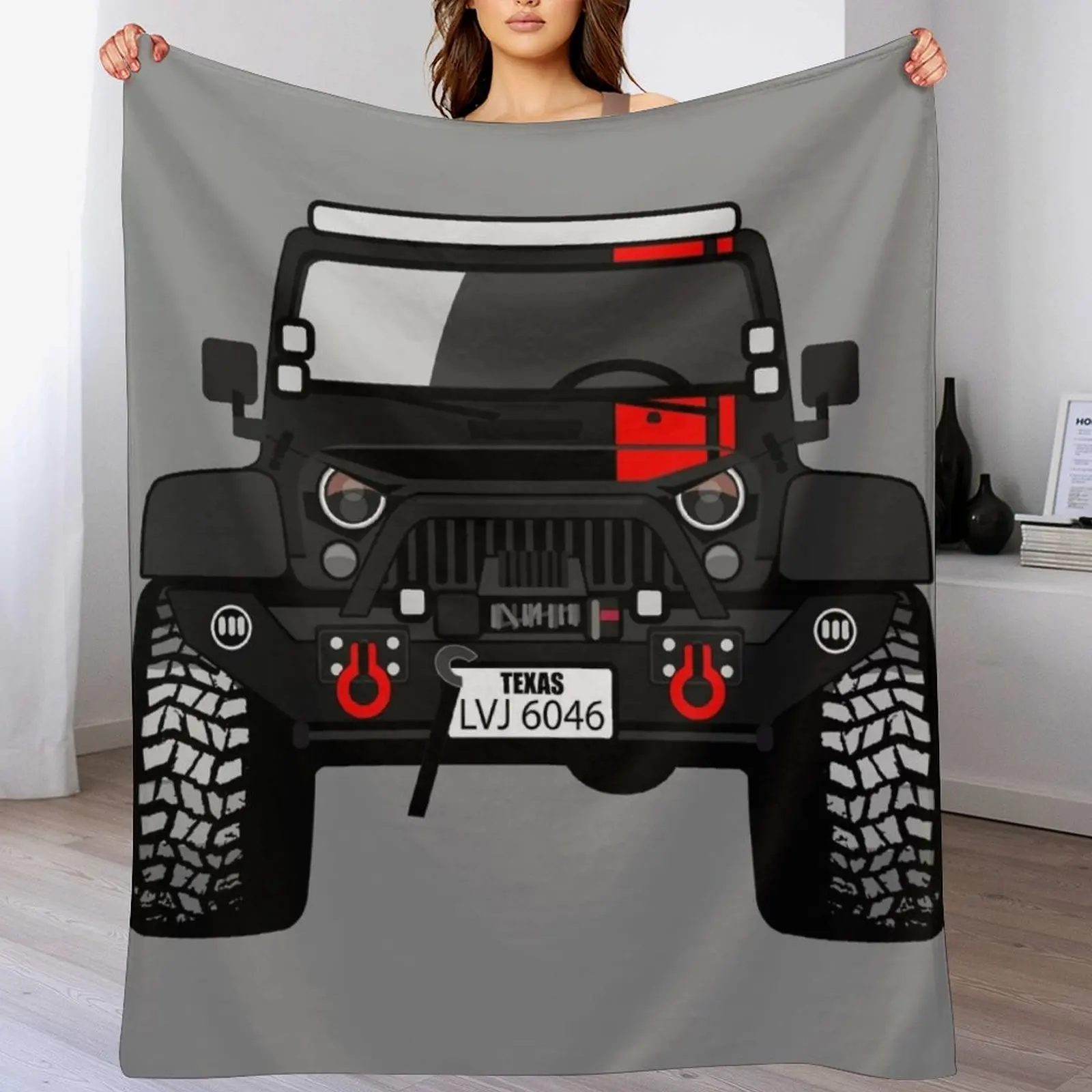 South_tx Throw Blanket Warm Comfortable Blanket for Office Napping