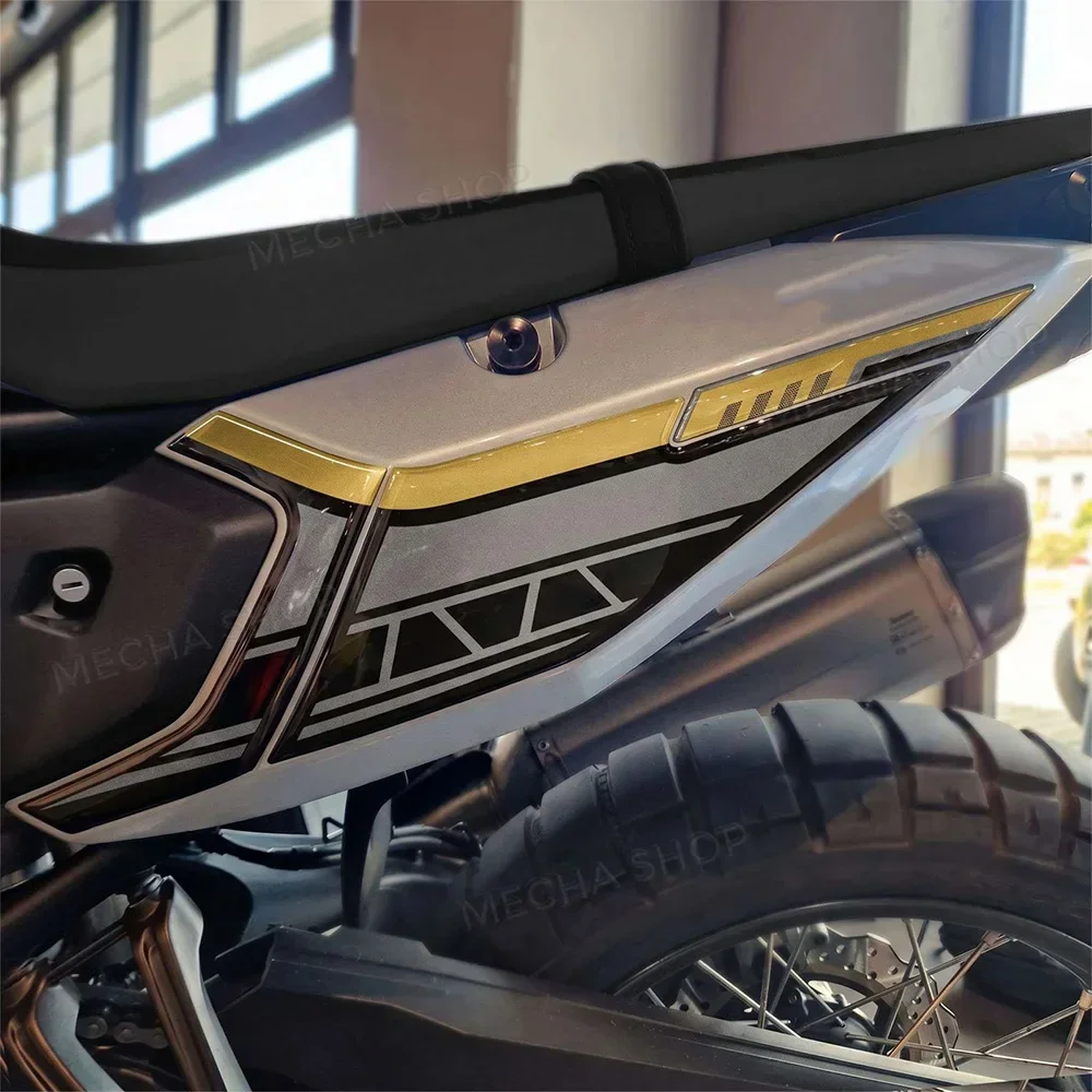 For Tenere 700 Tenere700 2025 2026 Sticker 3D Epoxy Resin Sticker Side Pad Fender Protection Kit