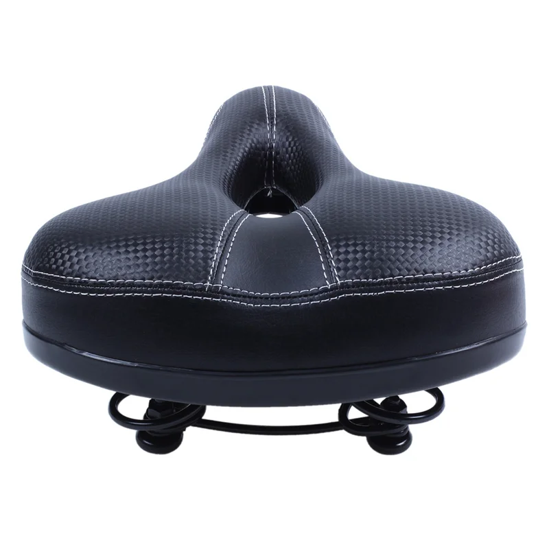 

A37Q-3X Bicycle Cycling Big Bum Saddle Seat Road MTB Bike Wide Soft Pad Comfort Cushion