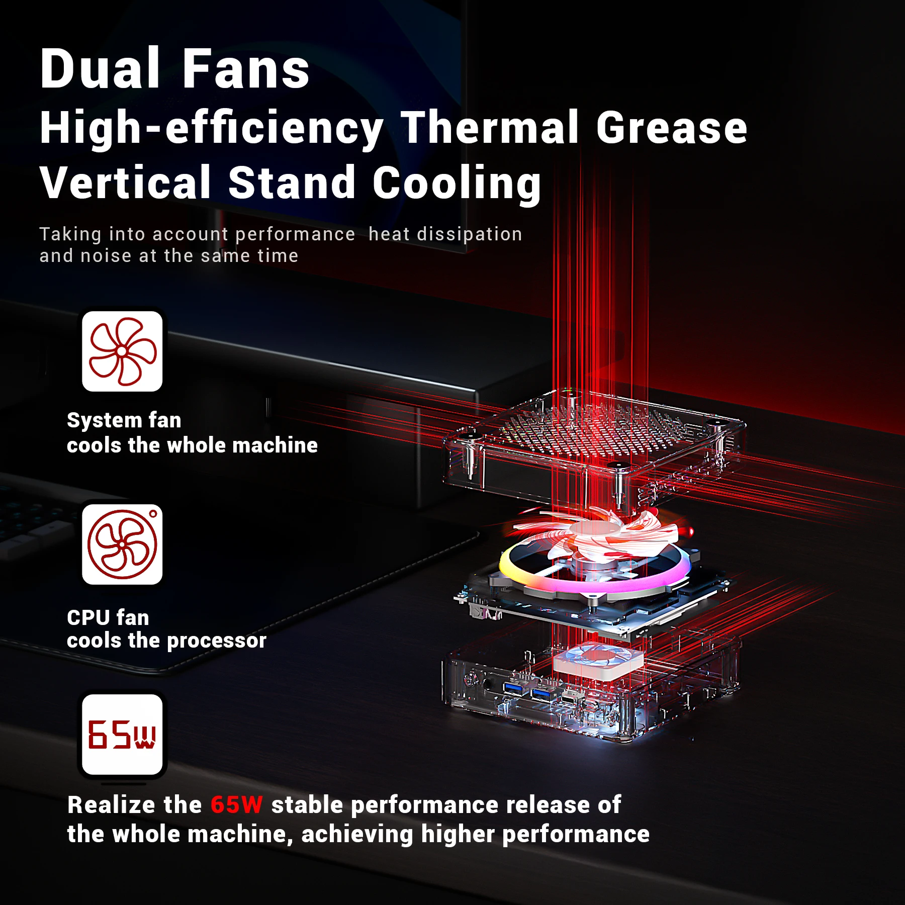 FIREBAT MN56 MINIPC AMD R7-8745HS كمبيوتر صغير 16 جيجابايت DDR5 512 جيجابايت SSD AMD Radeon 780 متر BT5.2 WIFI6 RGB ألعاب كمبيوتر مكتبي