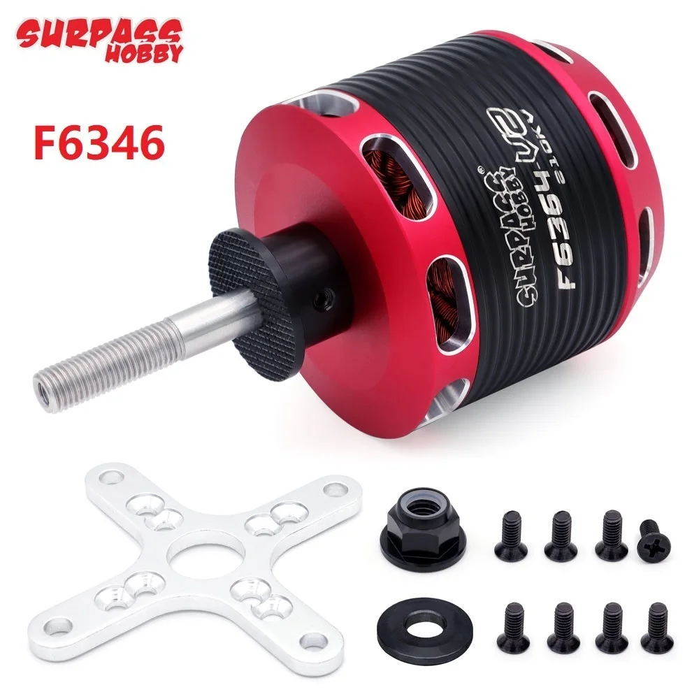

NEW SURPASS HOBBY F6364 Fixed Wing 14-stage Outboard Brushless Motor, Suitable For Fixed Wing Aircraft