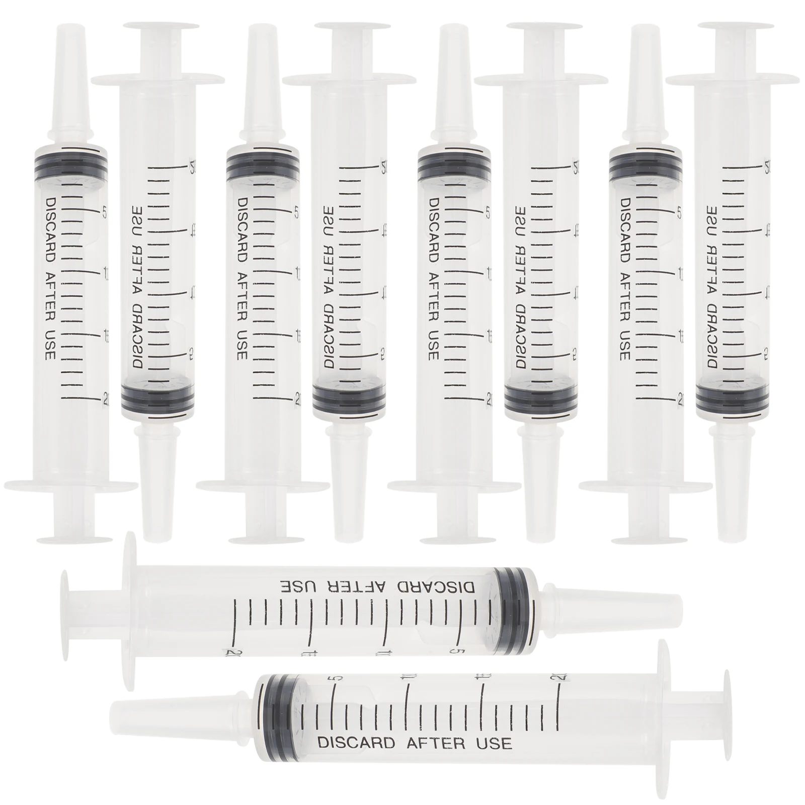 

10 Pcs Liquid Plastic Syringe Measuring Injector Perfume Kit Precise Scale Tool Injectors Feeding