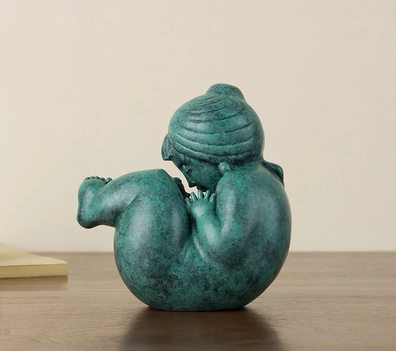 NEW Collection GOOD LUCK Bronze carving Art Master HAN WORK 