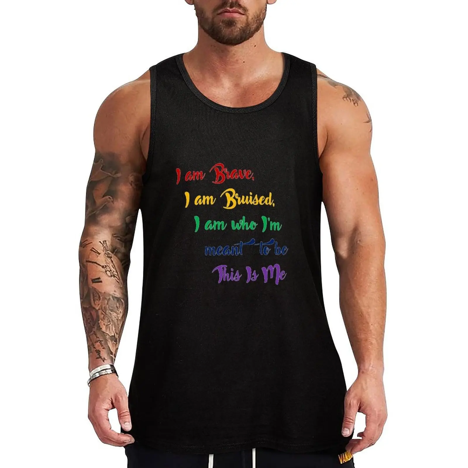 

This Is Me Tank Top Bodybuilding Tank Top Sleeveless Gym Fitness Shirt